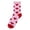 W247 Pink, variant on Likimi Fuzzy Fleece Socks For Men And Women Hearts Print Winter Warm Soft Casual Socks Size One Size