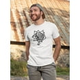 thumbnail image 2 of Sketch Of Human Brain With Eyes T-Shirt Men -Image by Shutterstock, Male 3X-Large, 2 of 4