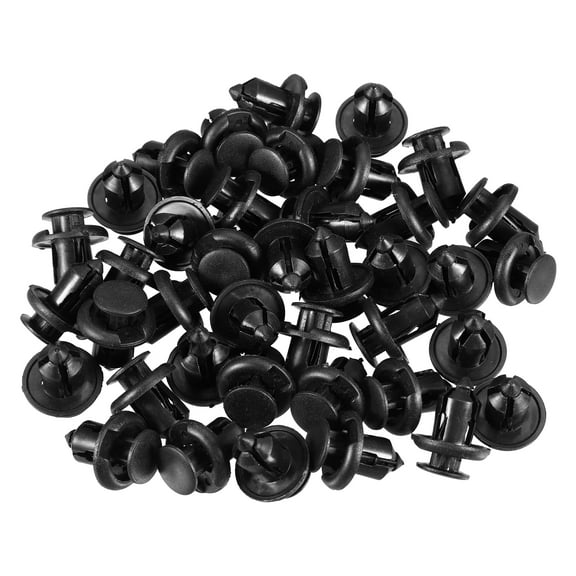 Unique Bargains 40 Pcs Push Type Retainer Clips No.91503SZ3003 Car Inner for Honda Accord 1997-2011 Plastic Black
