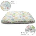 thumbnail image 3 of Birds Pet Bed, Soft Pastel Colored Damask Stencil Technique Pattern of Spring Flowers and Birds, Chew Resistant Pad for Dogs and Cats Cushion with Removable Cover, 24" x 39", Multicolor, by Ambesonne, 3 of 4