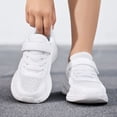 thumbnail image 6 of Dakaela 8-14Y Kids Shoes Toddler Boys Girls Athletic Running Sports Sneakers Lightweight Breathable Casual Tennis Shoes with Hook and Loop Light Gray 13.5, 6 of 8