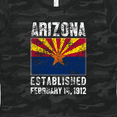 thumbnail image 4 of Inktastic Established February 14, 1912 Arizona Flag Women's T-Shirt, 4 of 5