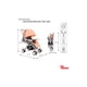 thumbnail image 4 of Carriola Reversible The Baby Shop plegable, reclinable, reversible y frenos Rosa, 4 of 6