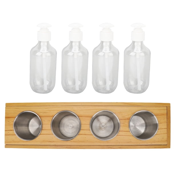Calentador de Aceite de Masaje Calentado, 4 Botellas Calentador de Aceite esencial de Calentamiento Rápido Control de Temperatura Constante 110-240 V, Rango de Temperatura 60-75