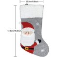 thumbnail image 2 of Christmas Stocking Set Of 3, 18" Large Xmas Stockings Decorations,, 2 of 5
