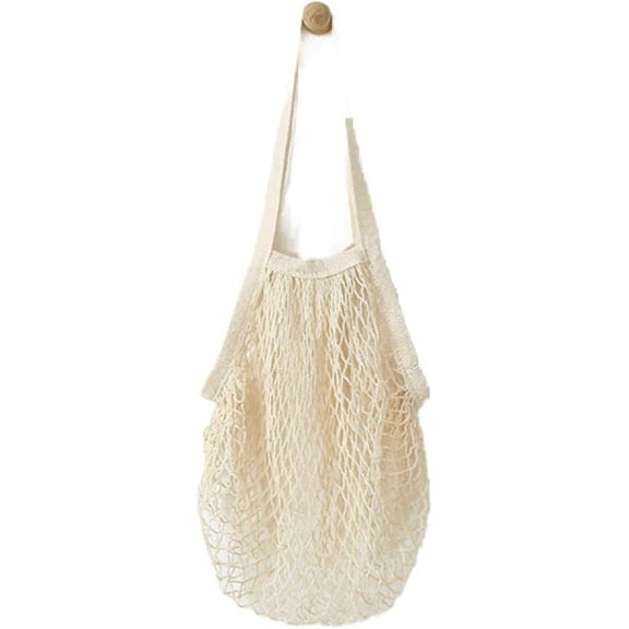 YEKEYI Portable Reusable Mesh Cotton Net String Bag Organizer Shopping Tote Handbag Fruit Storage Shopper NEW