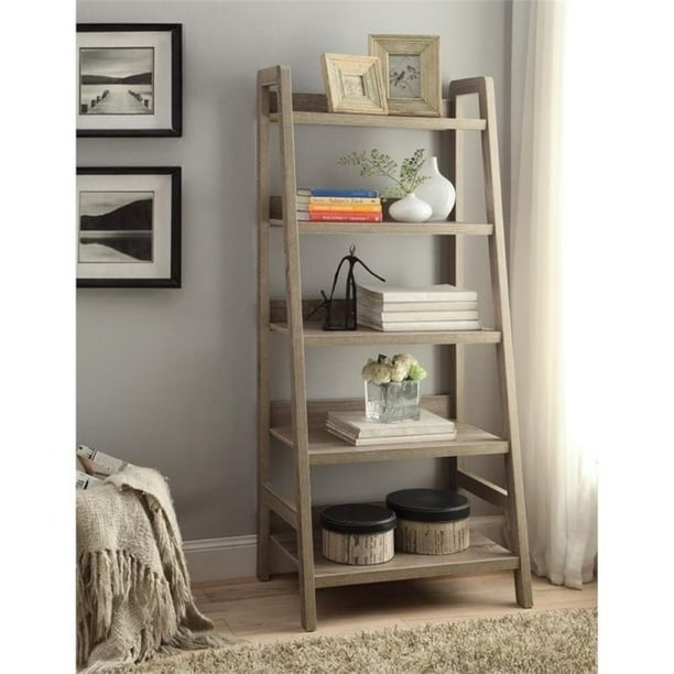 Shop our best assortment of bookcases from cube organizers to corner bookcases in white, black, and wood for less. atlin designs 5 shelf bookcase in gray