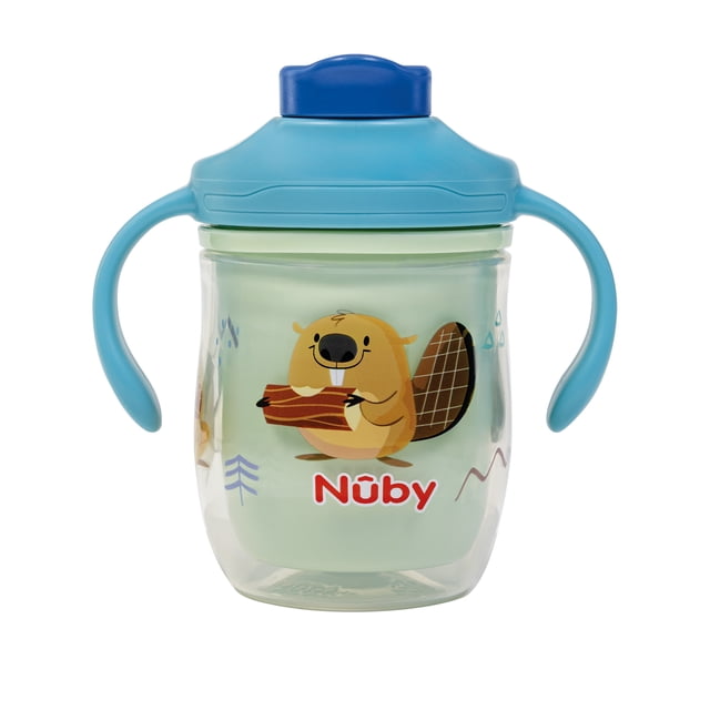 Nûby™ 2-in-1 Insulated Toddler Plastic Cup with Spout & 360˚ Weighted Straw
