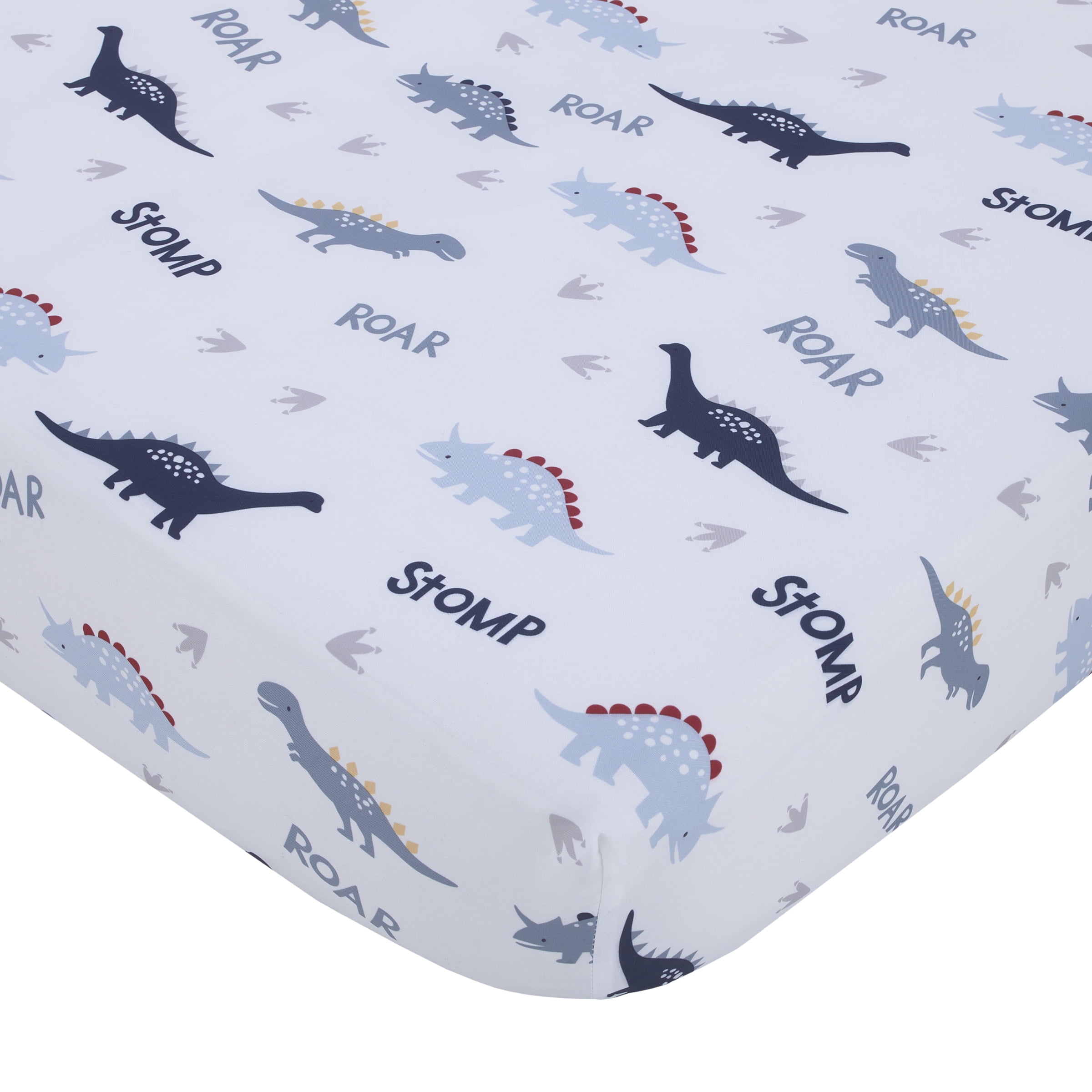Parent's Choice Dinosaurs 4-Piece Toddler Bedding Set, Blue