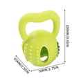 thumbnail image 3 of Dog Chew Toys for Aggressive Chewers, Square Pull Ball for Teeth Cleaning, Interactive Educational Puzzle Toy for Small Dogs, Durable Rubber Chew to Keep Them Busy，Green, 3 of 9