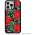 thumbnail image 3 of ZERO GRAVITY Crimson Phone Case for iPhone 14 Plus & 14 Pro Max - Clear Phone Case with Embroidered Design, Shockproof Protective Clear Case with Raised Corners - Drop Tested, 360 Protection, 3 of 5