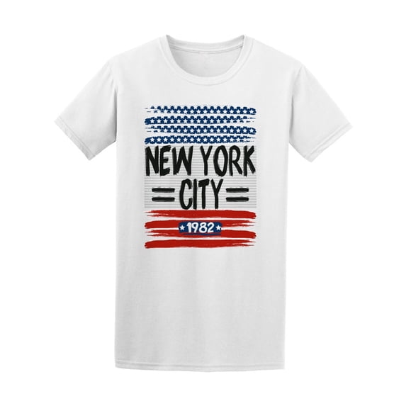 New York City America Flag Tee Men's -Image by Shutterstock