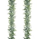 thumbnail image 1 of Nvzi Guirnalda de eucalipto artificial, paquete de 2, guirnalda de vegetación de eucalipto falso, plantas colgantes falsas, enredaderas artificiales, 6 pies, 1 of 5