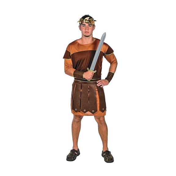 Adult Roman Soldier Costume - 4 Pieces