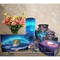 thumbnail image 6 of Beautiful Scenes - Aurora Borealis Scattering Urn - Biodegradable Urns for Human Ashes Adult for Funeral, Burial, Niche, or Columbarium Cremation - Urns for Adult Ashes - Scattering Urns - Large, 6 of 6