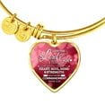 thumbnail image 6 of Love The Lord With Your Whole Being Christian Faith Heart Bracelet Bangle, 6 of 8