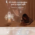 thumbnail image 3 of 3-in-1 Multifunctional LED Night Light 360° Rotatable Guardian Angel Projector Lamp with Built-in 8 Piano, 3 of 8