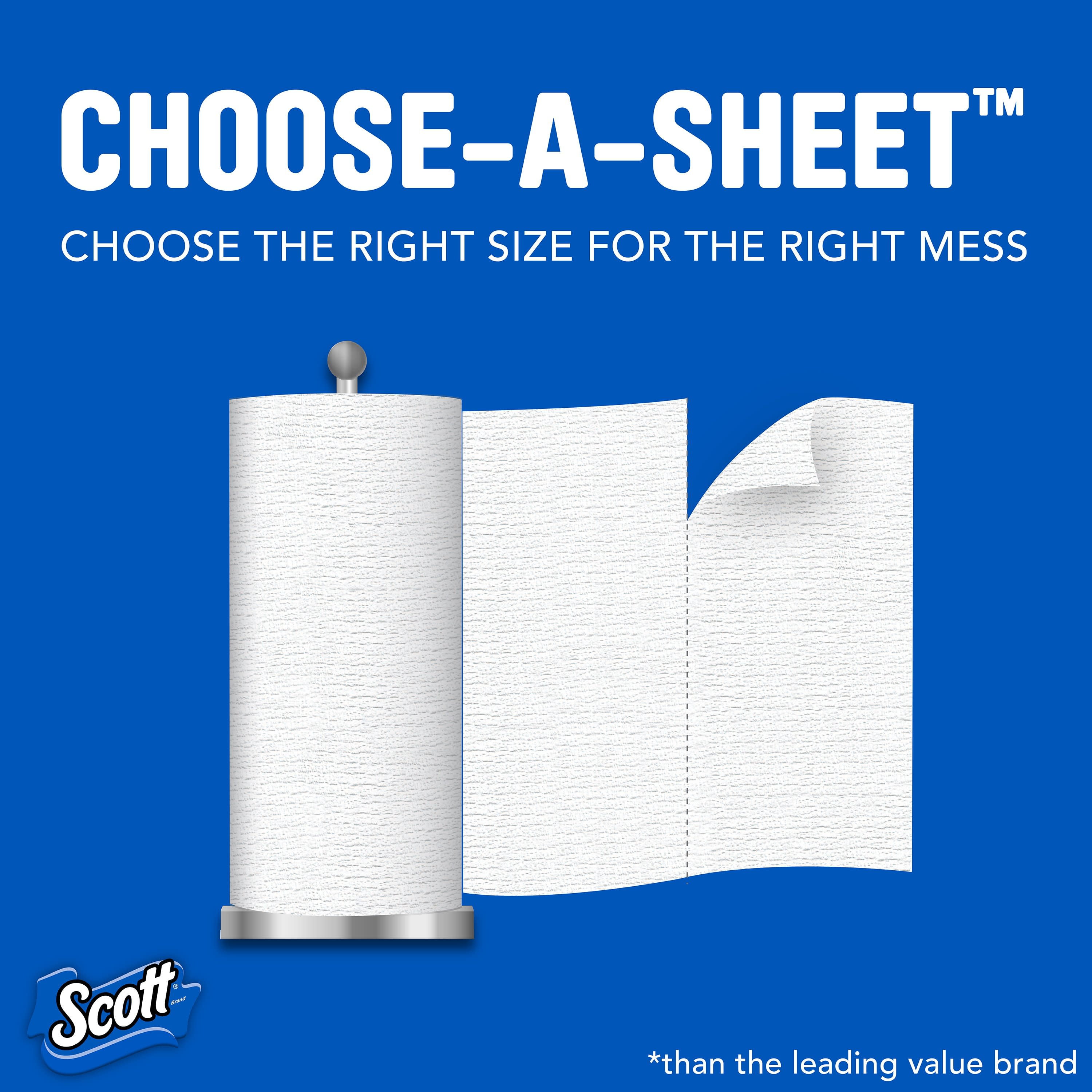 Scott Choose-A-Sheet Paper Towels - Mega Rolls - Zerbee