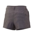 thumbnail image 2 of Huk Women's Drifter Ladies Performance Quick-Drying Short, Iron Heather, 0, 2 of 2