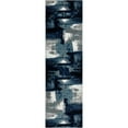 thumbnail image 4 of Luxe Weavers Abstract Brushstrokes Area Rug Navy 2x7, Soft Accent Carpet, 4 of 8