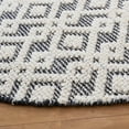 thumbnail image 3 of SAFAVIEH Vermont Simone Geometric Area Rug, Ivory/Black, 6' x 6' Round, 3 of 8