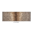 thumbnail image 5 of Better Trends Runner Bath Rug 20” x 60” Bathroom Rug Mat Non-Slip Micro Polyester Bath Rugs for Bathroom Floor, Shower, Tub, Casablanca Collection - (Brown), 5 of 5