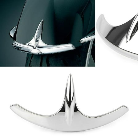 BFY for Honda Goldwing GL1800 01-17 Fairing Front Fender Tip Trim Decoration Chrome
