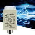 thumbnail image 3 of Time Delay Relay, 30S Delay 8 Pins Timer Relay, Solid State Timer with Large Time Setting Knob 35mm Din Rail Mount for Mechanical Equipment Control, 3 of 7