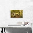 thumbnail image 2 of ARTCANVAS Skittle-Alley In Saeby Forest Spring Morning 1882 Canvas Art Print by Carl Frederik Aagaard - Size: 18" x 12" (1.50" Deep), 2 of 9