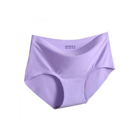 

Women s One Piece Seamless Briefs Panties Ice Silk Ultra Thin Comfort Underwear