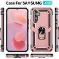 thumbnail image 2 of A14 Phone Case Case for Samsung A14 5G Phone Case with Stand, Military Grade Protective Slim Dual Layer Rugged Durable Drop Proof TPU Protection Cover for Samsung Galaxy A14 5G - Rose Gold, 2 of 8