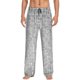 thumbnail image 1 of Balery Silver Mosaic Pantalones de pijama para hombre, pijama ultraligero, pantalón de descanso-Medium, 1 of 6