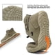 thumbnail image 5 of Zapatos Montar Cuero Botines Senderismo Botas Nieve para Hombres Con Cierre Antideslizantes Ligeros Acampar Y Conducir, 5 of 9