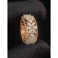 thumbnail image 5 of 1.58 Carats Marquise Pear Princess Shape Diamonds Art Deco Wedding Ring In Hallmark 14K Rose Gold, 5 of 13