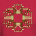thumbnail image 3 of CafePress - Electric Circuit Board Processor T Shirt - Men's Classic Graphic Cotton T-Shirt, 3 of 4