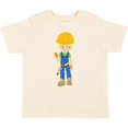 thumbnail image 3 of Inktastic Construction Worker, Blond Hair, Cute Boy, Hammer Boys Toddler T-Shirt, 3 of 5
