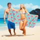 thumbnail image 4 of Toalla de Playa de Microfibra, Superligera, Colorida, Resistente a La Arena, Multiusos, para Viajes, Piscina, 76 X 152 Cm., 4 of 6