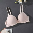 thumbnail image 4 of GEWSEY Women's Underwire Shaping Bra Comfort Smooth Seamless T-Shirt Convertible Straps Lightly Lined Bras (Pink, L), 4 of 9