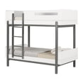 thumbnail image 2 of South Shore Bebble Bunk Bed Twin Soft Gray and White, 2 of 10