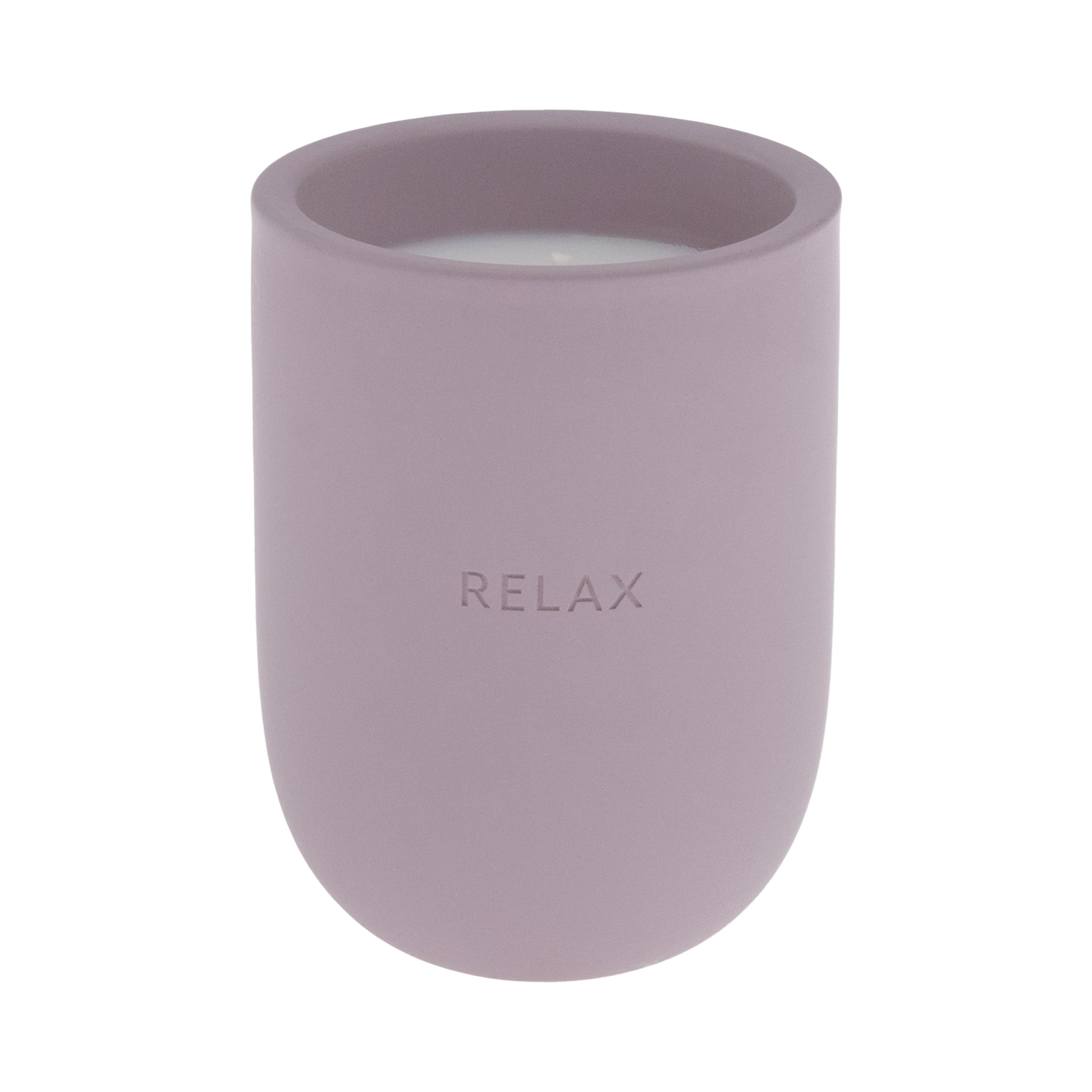 Allswell Relax Scented Lavender, Jasmine & Chamomile Ceramic Jar Candle, 10 oz