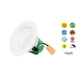 thumbnail image 5 of Westgate 9W 3 Inch LED Retrofit Downlight with Integrated Smooth Trim, Dimmable LED Recessed Light Fixture, Damp Location Rated, 120V Energy Star 5 Year Warranty (8-Pack, DL 5000K Bright White), 5 of 7