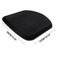 thumbnail image 2 of Gel Seat Cushion for Long Sitting, Extra Thick Gel Cushion for Wheelchair Soft Chair Pads Cushion for Office Home Chairs Car Seats Long Trips - Back Sciatica Hip Tailbone Pain Relief Cushion (Black), 2 of 4