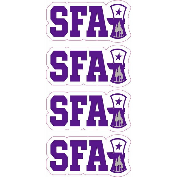 StickerTalk Officially Licensed SFA Stickers, 3 inches x 1.25 inches