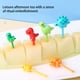 thumbnail image 5 of Cateissary Paquete de 6 mini tenedores para frutas, pasteles, ensaladas, postres, tenedores, decoración de plástico, palillos para comida para Cocina y Comedor, 5 of 5
