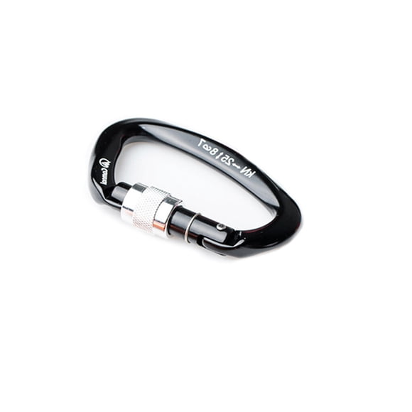 Greeniant Mosquetón seguro Accesorio de escalada resistente Simple en forma de D protector Herramienta deportiva al aire libre Hebilla Type3 NO3