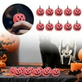thumbnail image 1 of Décorations d'Halloween Mini Citrouille avec Visage Fournitures de Fête Centre de Table Festif 10 Pcs, 1 of 6