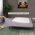thumbnail image 2 of HNB Store Box Spring cover Upgrade Your Mattress with our Twin XL Size Box Spring Cover Upto 18" Deep Light Gray, 2 of 5