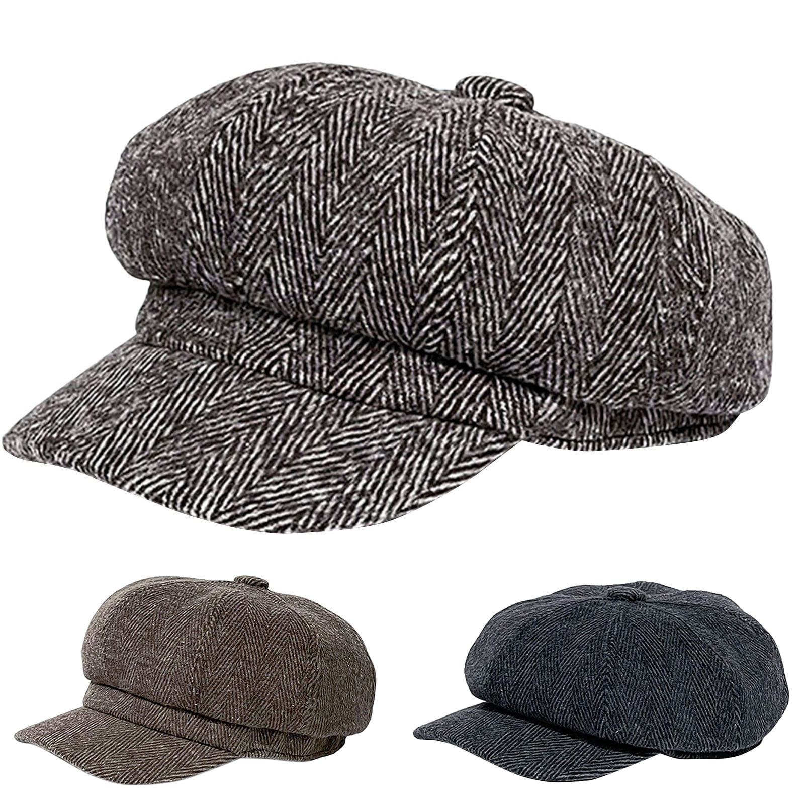 DGROEE Men’s Newsboy Beret Hat Vintage Beret Retro Style Driving