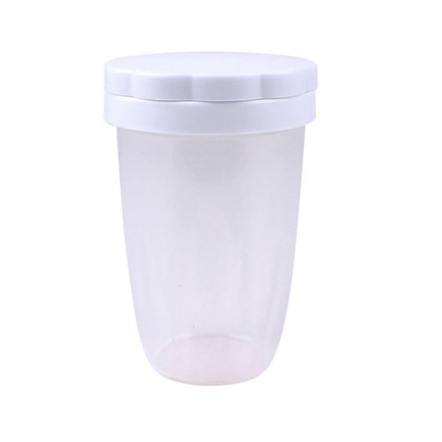 pdqouc Innovative Flour Sprinkler Portable Flours Container Cocoas Powder Shaker Plastic Flour Dispenser Bottle for Home Adjustable Flour 2.76x4.49in