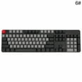 thumbnail image 2 of Xinyolin 108Pcs/Set PBT Color Matching Light-proof Mechanical Keyboard Keycap Replacement, 2 of 8